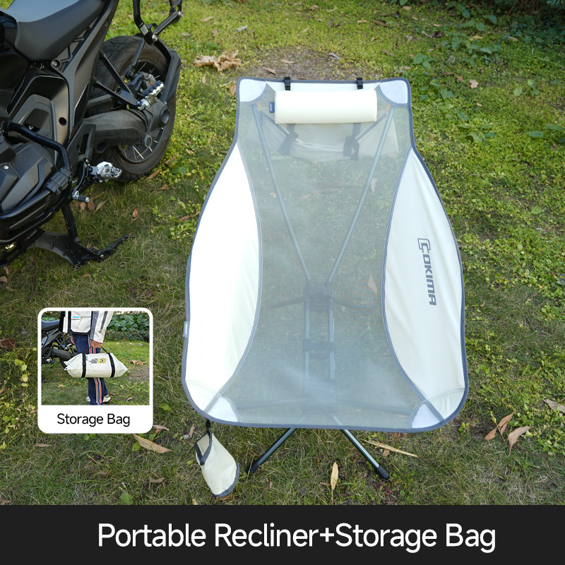 Attribute	Specification
Packed Size	41 × 20 × 9 cm
Weight	1.32 kg
Frame Material	7075 Aerospace-grade Aluminum Alloy Tubes
Seat Material	High-durability nylon
Colour Options	Black, Green, White, Khaki
Features	Ergonomic reclining frame, built-in neck support, integrated drink holder
Compatibility	Fits panniers, tail bags, and PanTop® bags
Stability	Stable on uneven ground, pressure-free seating