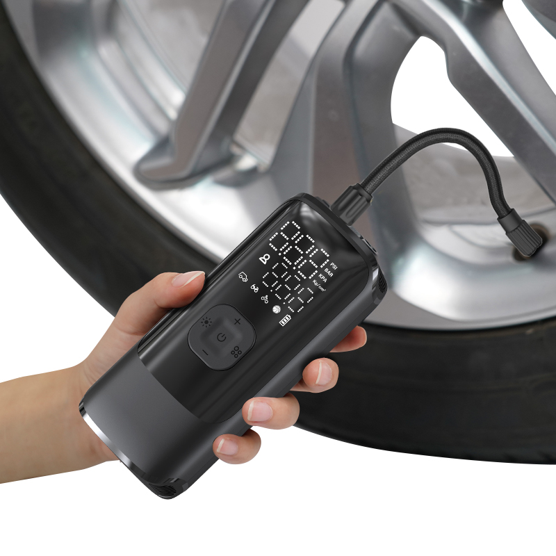 Compact Air Pump with Digital Display – Ride and Drive with Confidence-CK13-CQ01