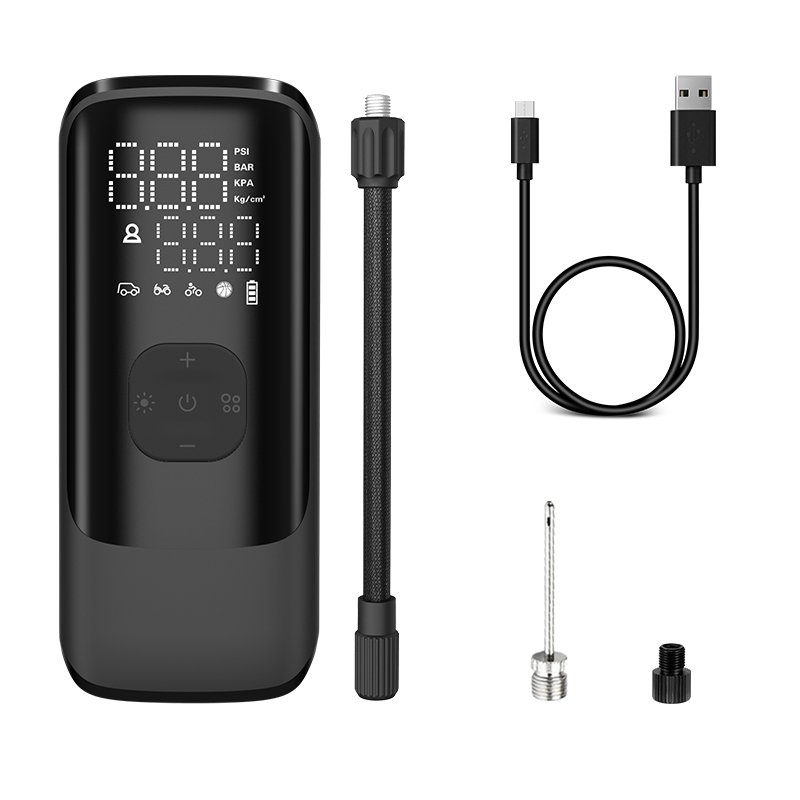Compact Air Pump with Digital Display – Ride and Drive with Confidence-CK13-CQ01