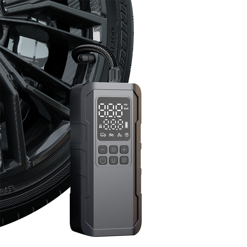 Portable Digital Tire Inflator with LED Display and High-Pressure Pump-CK13-CQ03