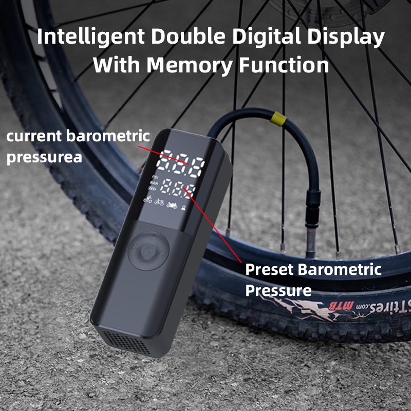Portable Smart Tire Inflator – Compact Power with Digital Precision-CK13-CQ02