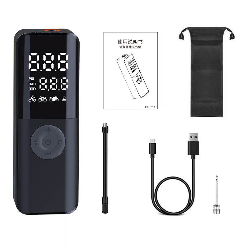 Portable Smart Tire Inflator – Compact Power with Digital Precision-CK13-CQ02 (2)