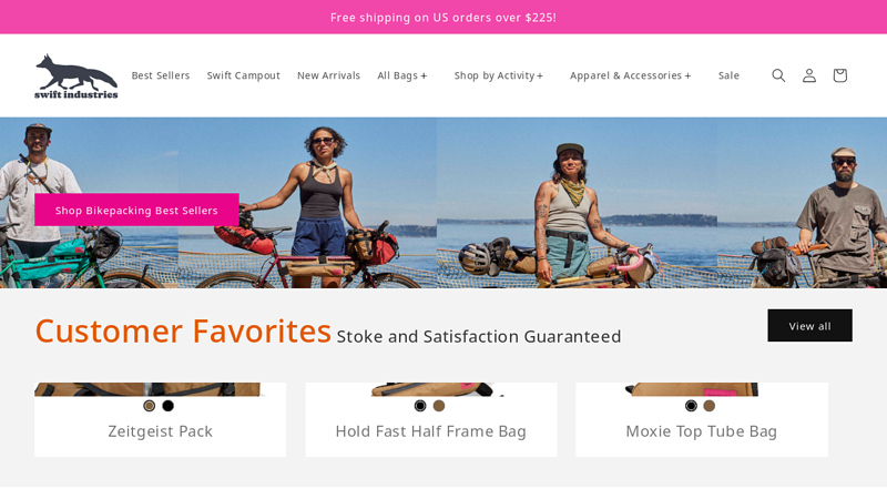 Swift Industries: Bicycle Bags & Adventure Culture