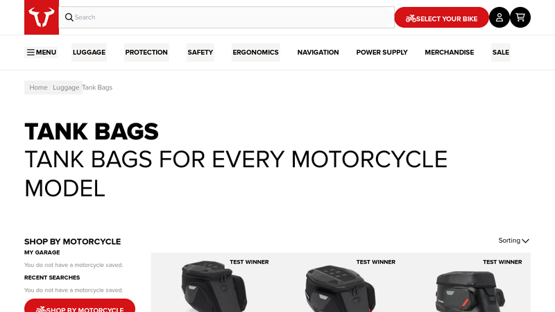 Tank Bags for Every Motorcycle Type - SW-MOTECH