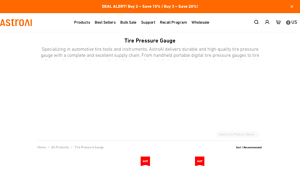 AstroAI - Tire Pressure Gauges & Inflators