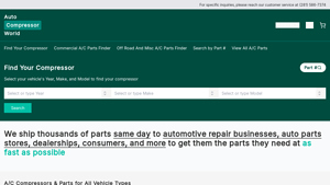 Auto Compressor World - A/C Compressors and Parts