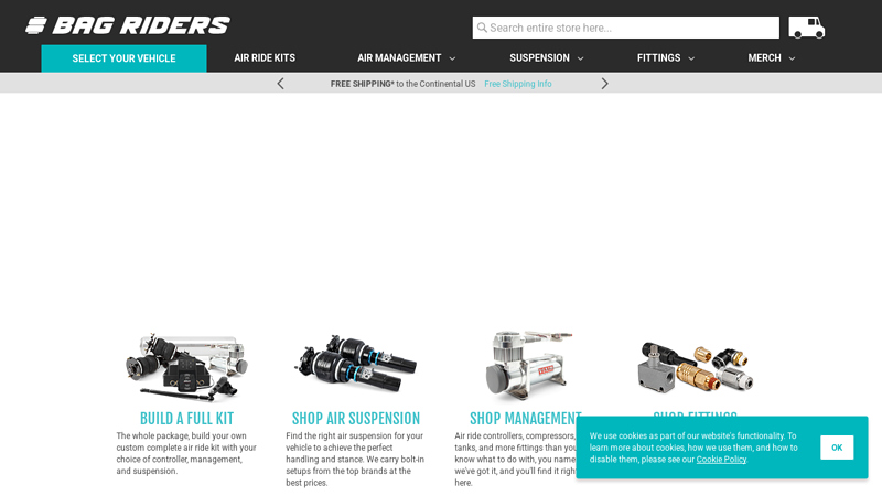 Bag Riders: The Largest Supplier of Air Ride Suspension Kits