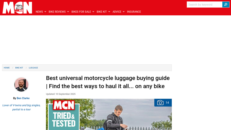 Best universal motorcycle luggage for any bike and any trip