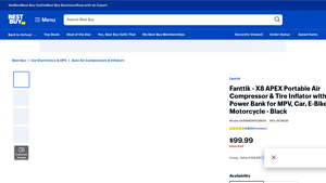 Fanttik - X8 APEX Portable Air Compressor