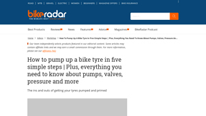 BikeRadar - Track and Mini Pumps