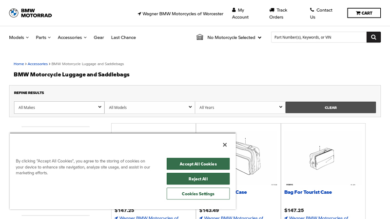 Buy BMW Motorcycle Luggage & Saddlebags | BMW Motorrad USA