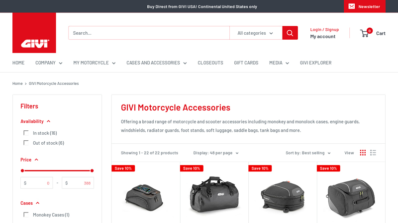 GIVI Motorcycle Accessories