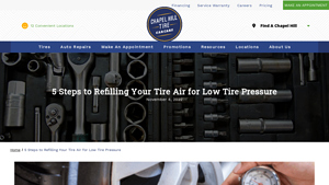 Chapel Hill Tire - Free Tire Air Refills