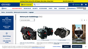Cycle Gear - Motorcycle Saddlebags