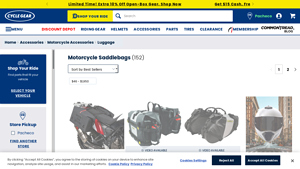 Cycle Gear - Motorcycle Saddlebags