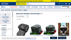 Cycle Gear - Tail Bags
