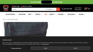 Daniel Smart - Leather Motorcycle Bags
