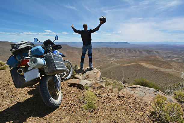Illustrative image for dual sport motorcycle bags
