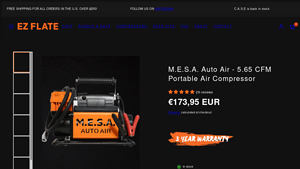 M.E.S.A. - 5.65 CFM Portable Air Compressor
