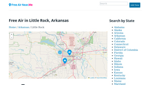 Free Air Pumps - Little Rock Locations