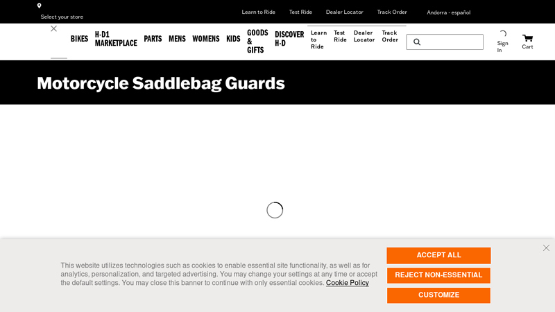 Motorcycle Saddlebag Guards | Harley-Davidson USA
