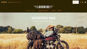 Long Ride - Classic Retro Motorcycle Bags