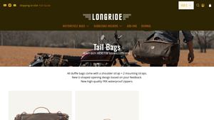 Longride - Water-Repellent Waxed-Cotton Duffle Bags