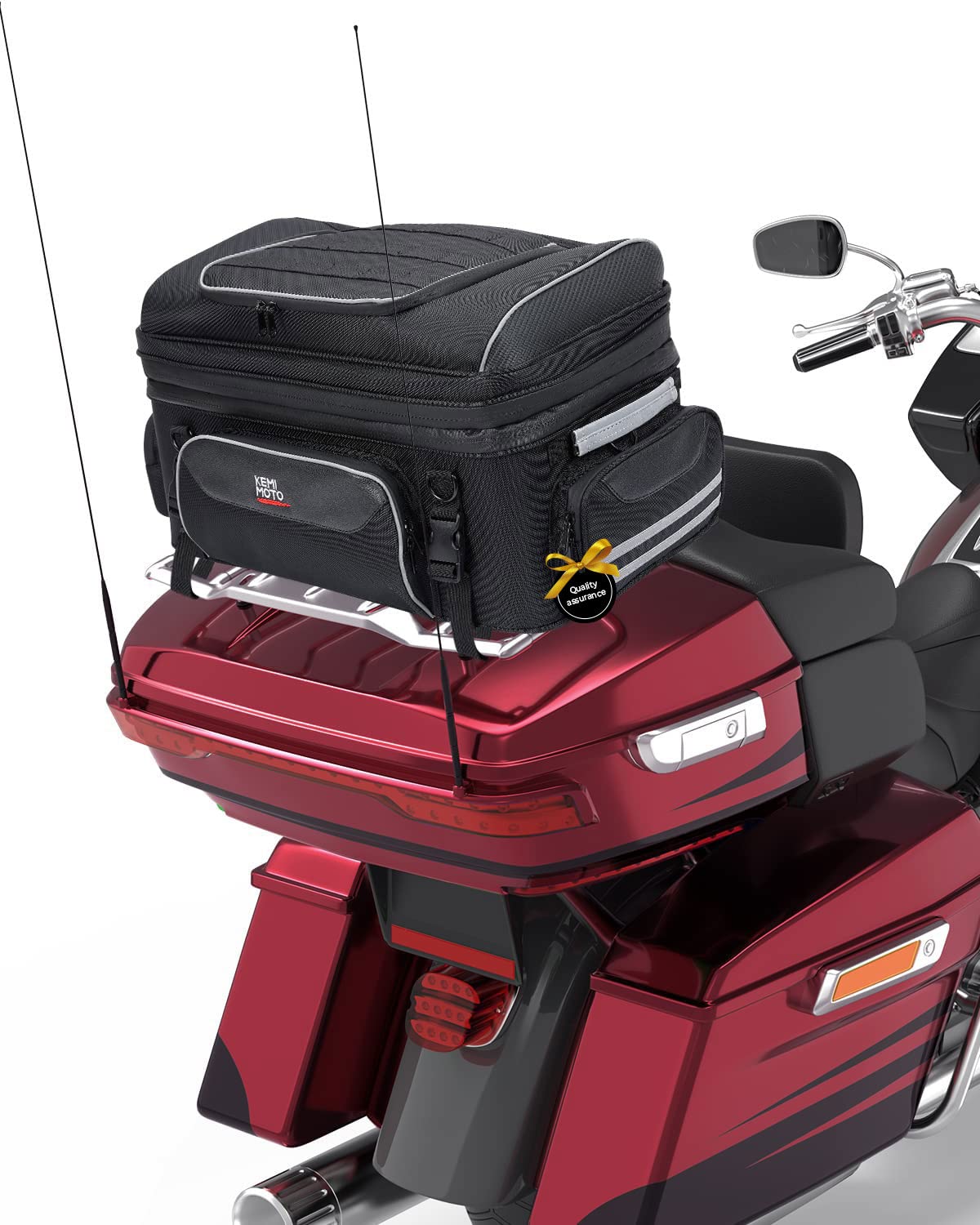 Illustrative image for luggage rack bag motorcycle