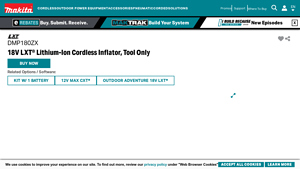 Makita - 18V LXT® Cordless Inflator
