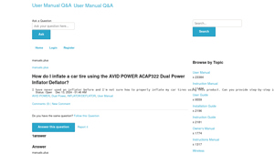 AVID POWER - ACAP322 Dual Power Inflator/Deflator