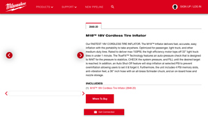 Milwaukee Tool - M18™ 18V Cordless Tire Inflator