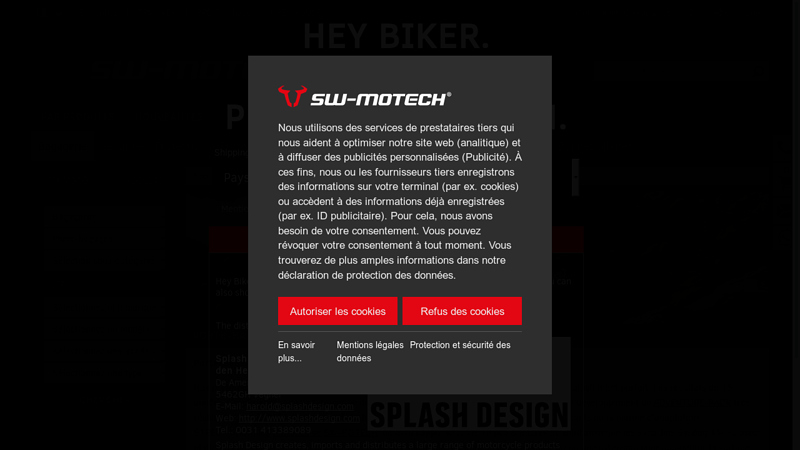 Porte-bagages pour moto - SW-Motech