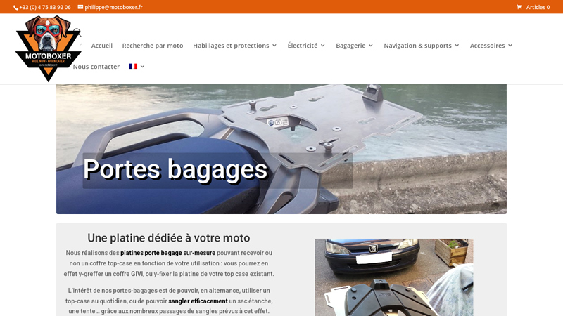 Portes bagage - Motoboxer