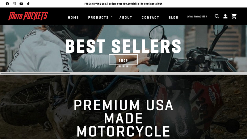 Moto Pockets: Buy Motorcycle Bags | Handlebar, Pannier & Luggage