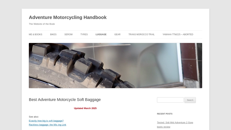 Best Adventure Motorcycle Soft Baggage