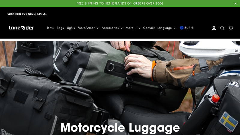 Adventure Motorcycle Luggage: Lone Rider Panniers & Moto Bags