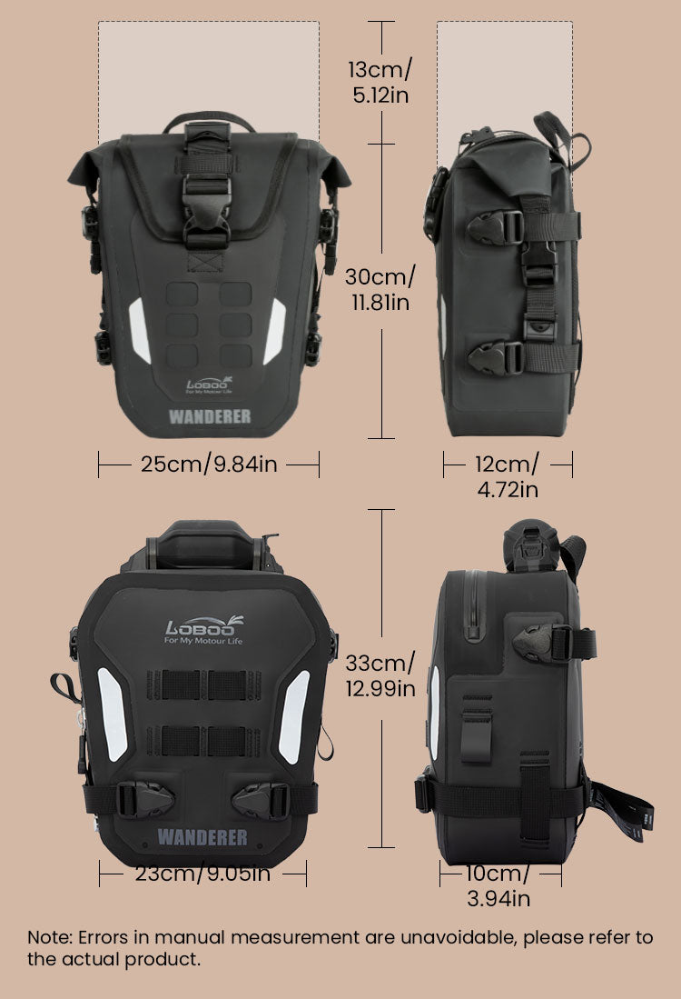 Illustrative image for motorcycle crash bar bags
