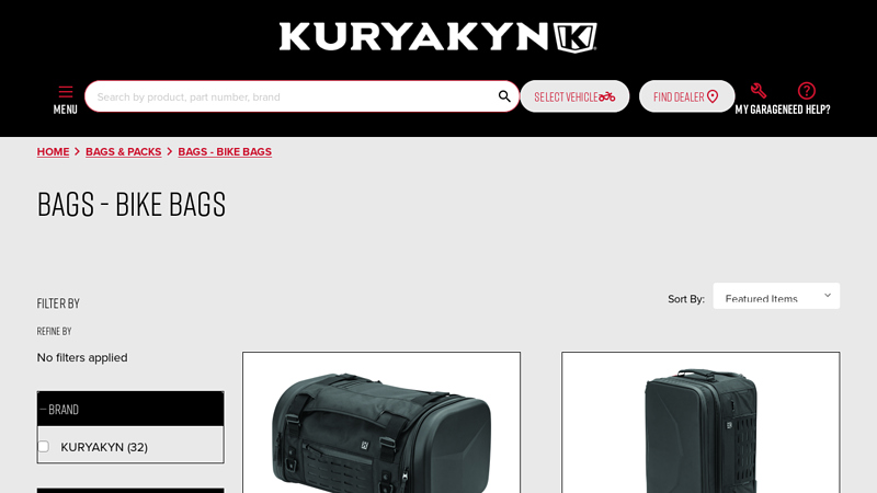 Bags & Packs - Bags - Bike Bags - Page 1 - Kuryakyn