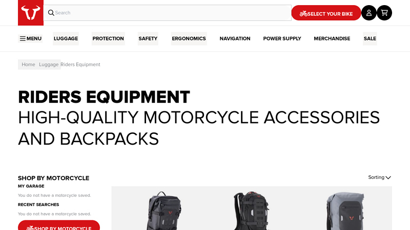 High-Quality Motorcycle Accessories and Backpacks - SW-MOTECH