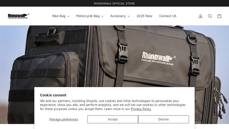 Motorcycle Tail Bag – Rhinowalk Official Store