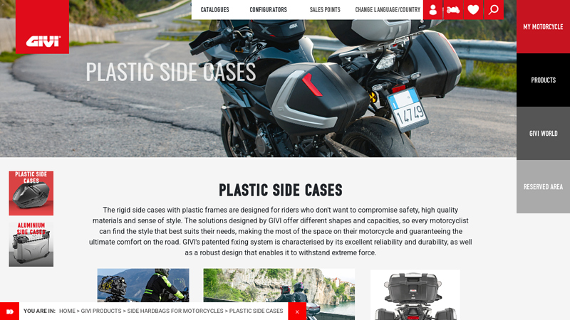 Plastic side cases - Givi