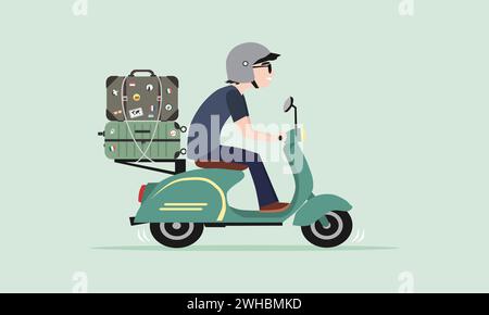 Illustrative image for motorcycle suitcase