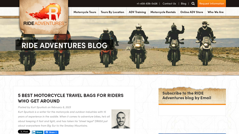 5 Best Motorcycle Travel Bags for Riders Who Get Around