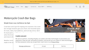 Obradv Gear - Motorcycle Crash Bar Bags