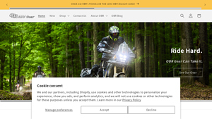 OBR ADV Gear - 38L Rackless Adventure Saddlebags (2.0)
