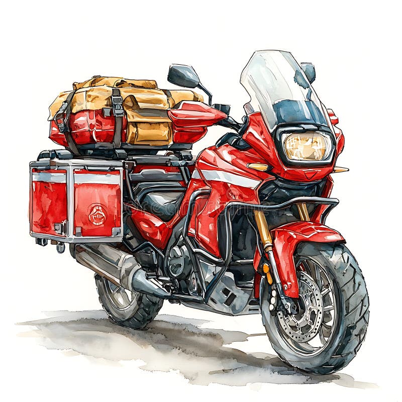 Illustrative image for panniers for motorcycle