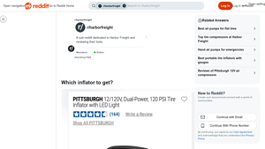 Bauer - Lawn and Car Tire Inflator
