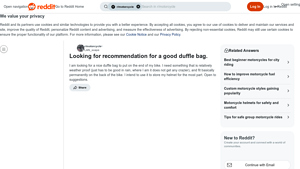 RINO - Weatherproof Duffle Bag