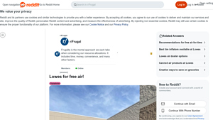 Lowe's - Free Air for Tire Inflation