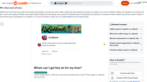 Lubbock - Free Air for Tires Locations